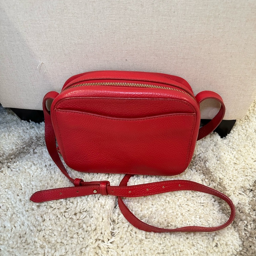 Cuyana Red Camera Bag